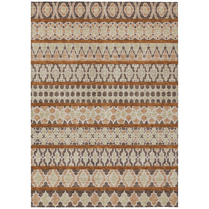 Start2Finish Chantille ACN726 brown 9x12 rug with soft, textured fabric and intricate pattern for elegant home decor.