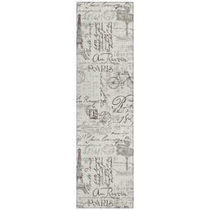 Machine Washable Indoor/Outdoor Chantille ACN2209 Linen 2'3" x 7'6" Runner Rug
