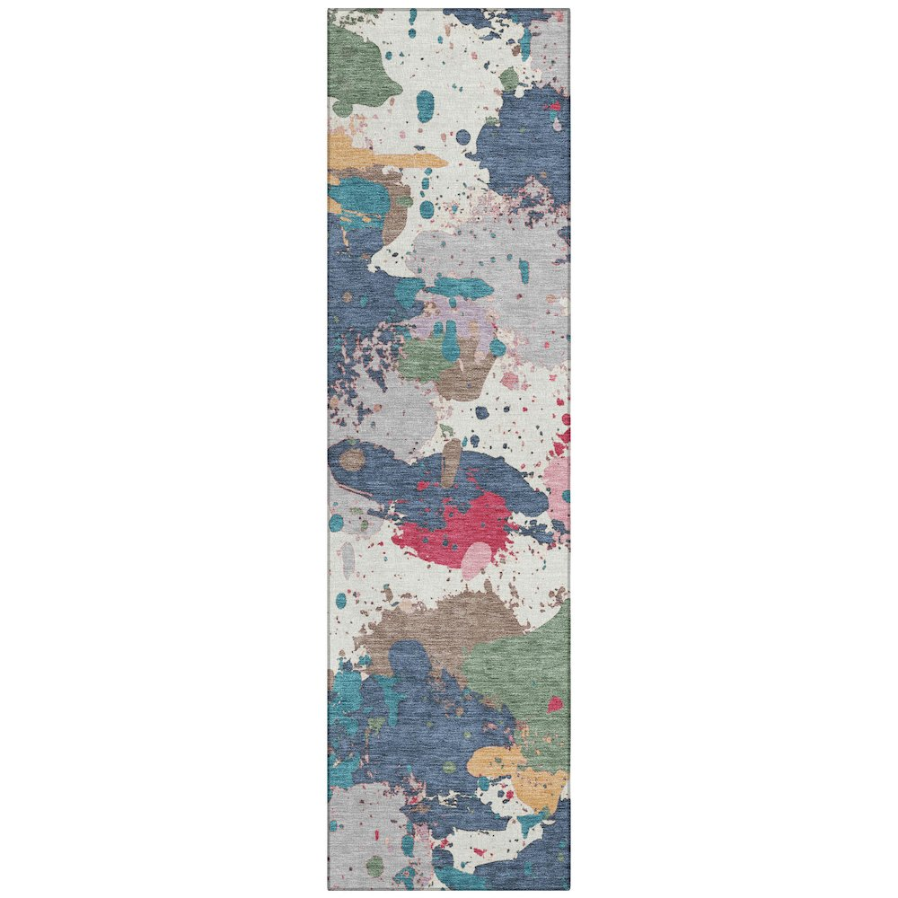 Start2Finish ivory chantille indoor/outdoor runner rug, machine washable, 2&