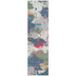 Start2Finish ivory chantille indoor/outdoor runner rug, machine washable, 2&