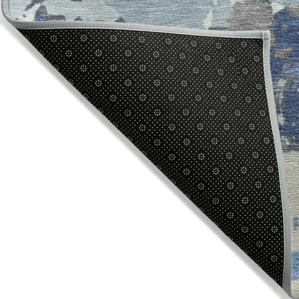 Start2Finish washable indoor/outdoor denim rug, 5&