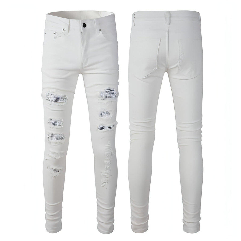 DenimDare™ Street Ripped Stretch Slim Jeans Women