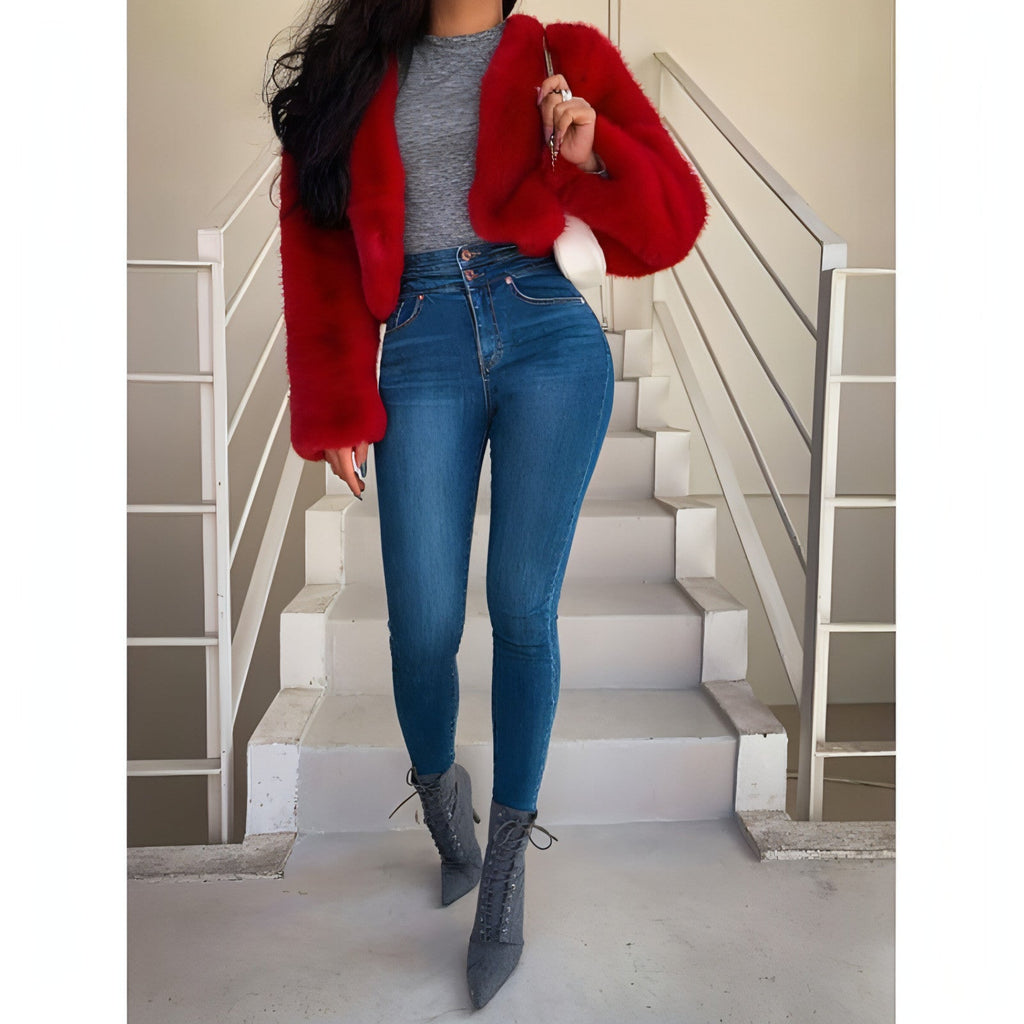 SculptEase™ – High-Waist Sculpt Denim