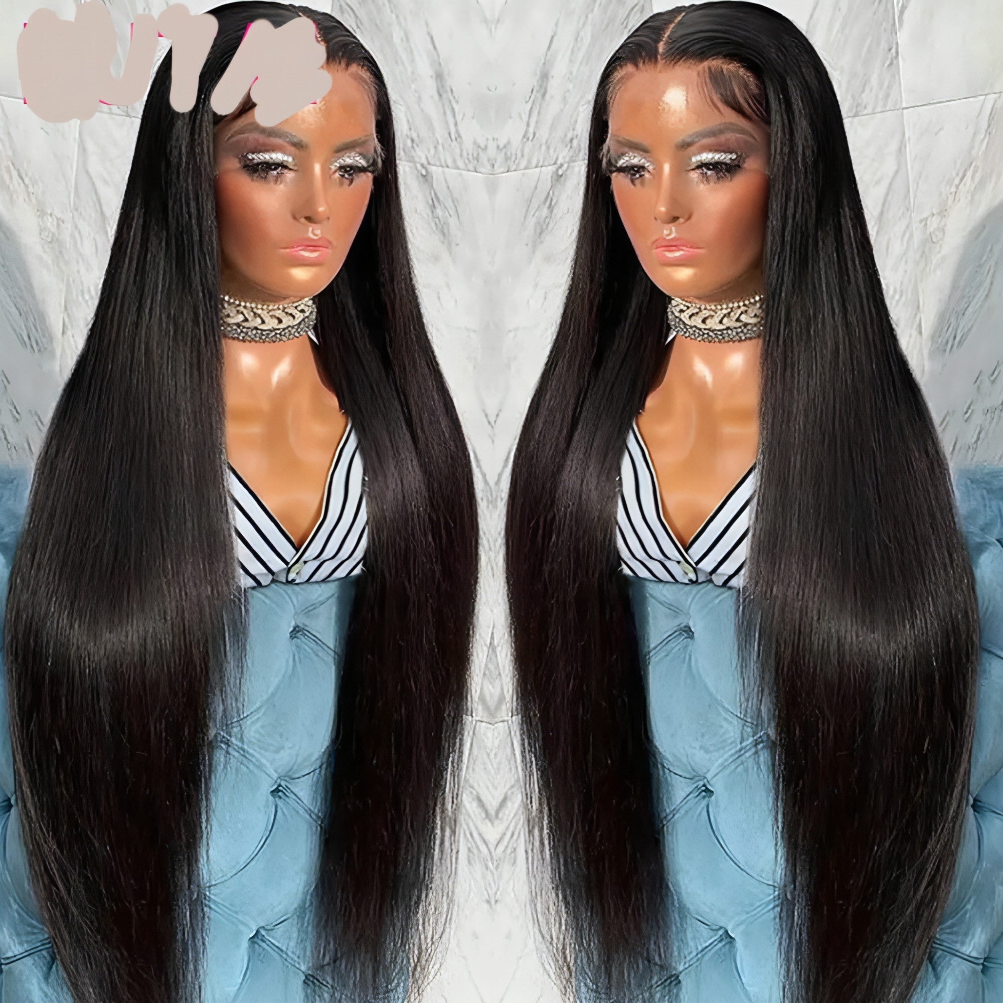 LuxeWave - Real Human Hair Lace Wig Set