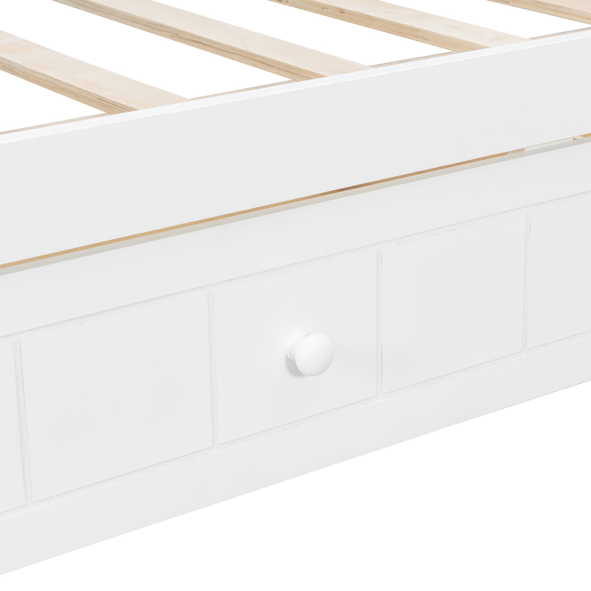 Twin Size Canopy Day Bed with 2 Drawers, Canopy Bed Frame for Bedroom