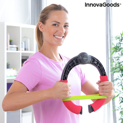 Adjustable arm exerciser from Bigbuy with resistance bands and exercise guide for strength training and fitness workouts.