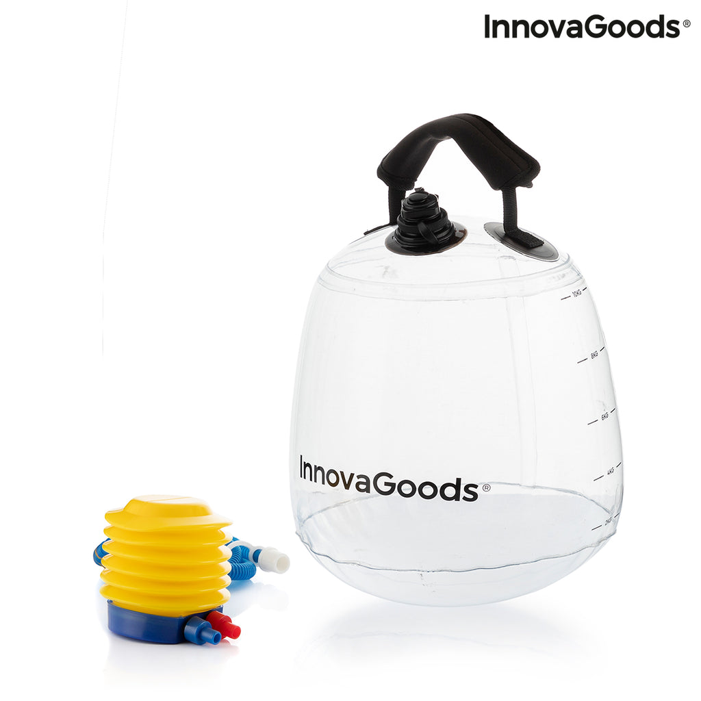 Water-filled Kettle Bell for Fitness Training with Exercise Guide