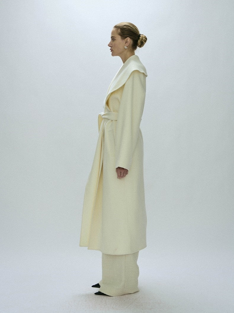 Women's Fashion Double-sided Wool Overcoat Coat