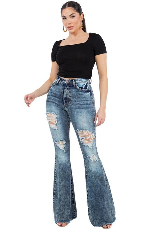 Storm Bell Bottom Jean - Inseam 30