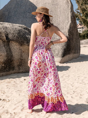 Printed Scoop Neck Cami Dress