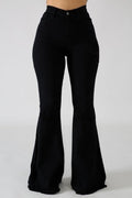 Bell Bottom Jean in Black
