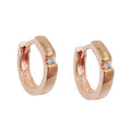 hoop earrings red-goldplated silver 925