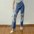 Carmine Juneberry Papillon High-Rise Jeans Haute Edition 25, showcasing classic denim fit and high-rise waist design.