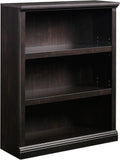 Three Tier Wooden Book Shelf Estate Black with Adjustable Shelves