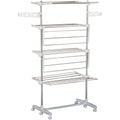 HOMCOM 4 Layers Folding Laundry Rack Stand Dryer Storage Towel Rack
