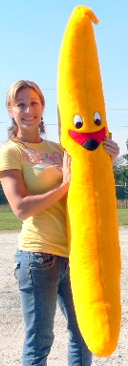 American Made Giant Stuffed Banana 5 Feet Tall 60 inches 152 cm Big