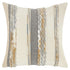 Boho striped chenille throw pillowcases from Copper Pallas featuring soft woven fabric and colorful pattern for cozy decor.
