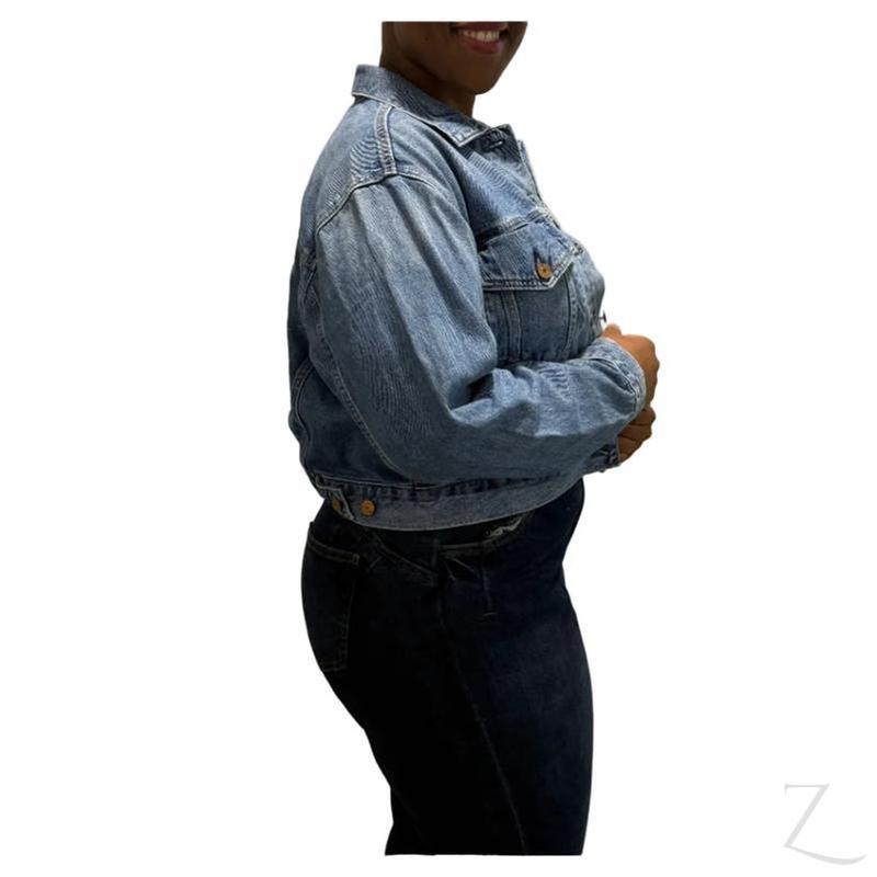 Ladies Super Strong Brooke Denim Jacket | Cropped | "Bobo" - B Grade