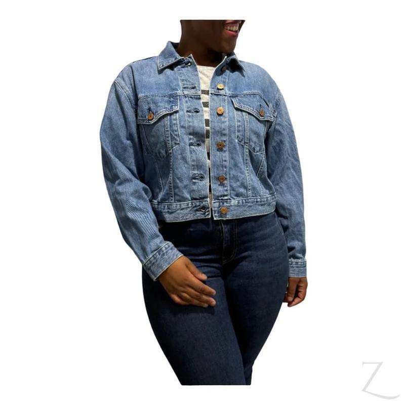 Ladies Super Strong Brooke Denim Jacket | Cropped | "Bobo" - B Grade