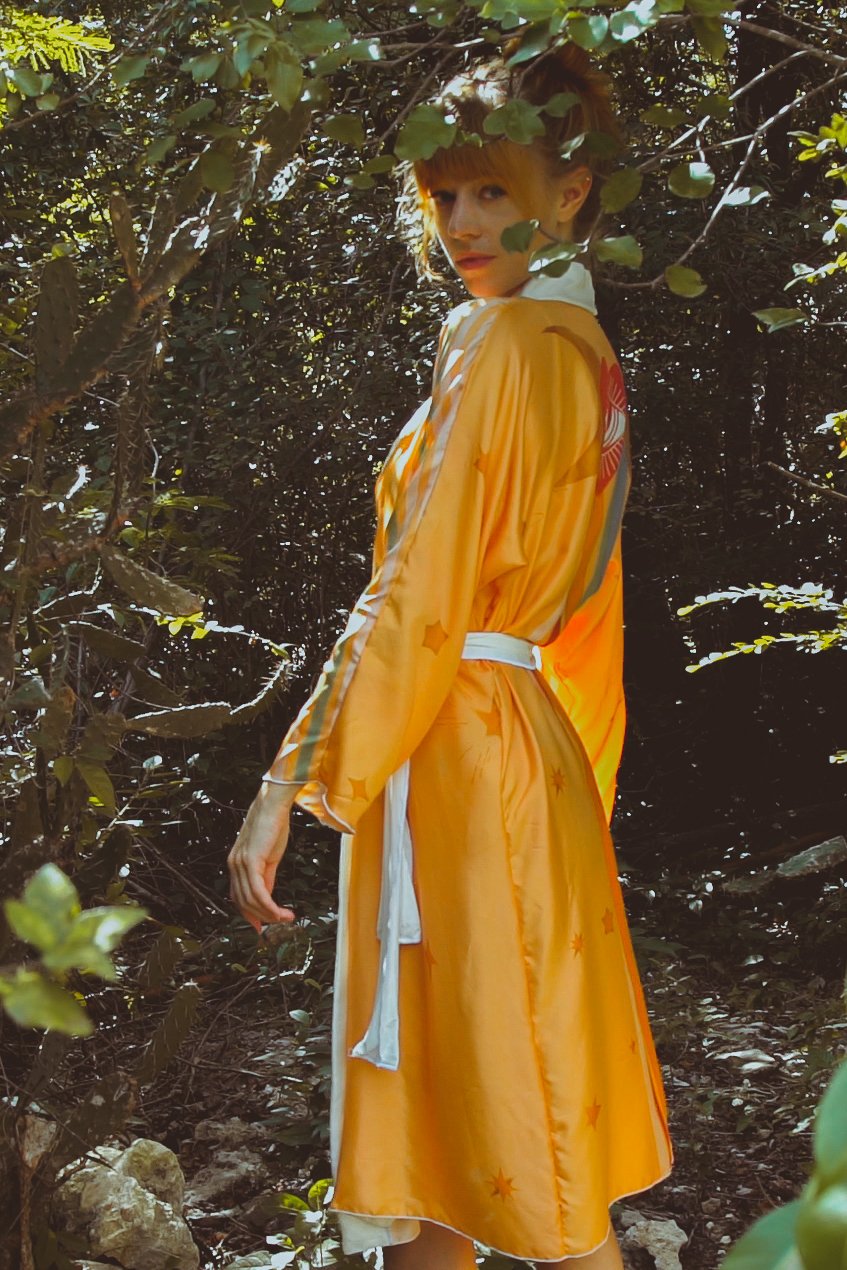 The Rigel Robe in Yucatan Rainbow