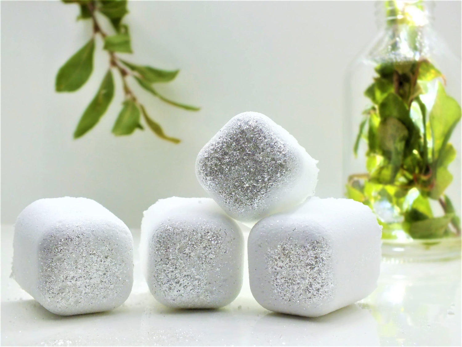 Poppy Seed bath bullets, Natural &amp; Naked