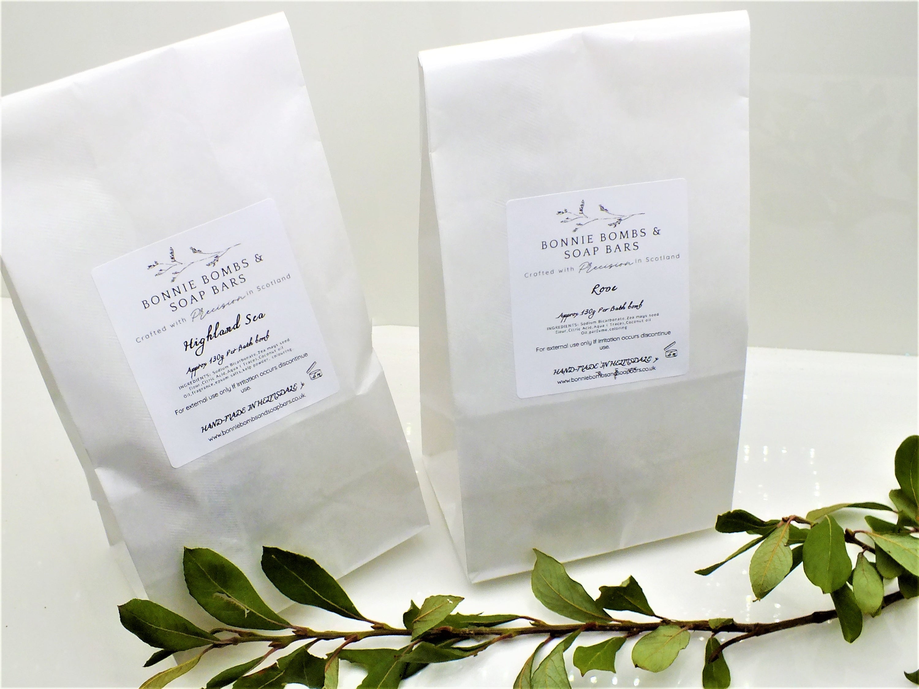 Poppy Seed bath bullets, Natural &amp; Naked