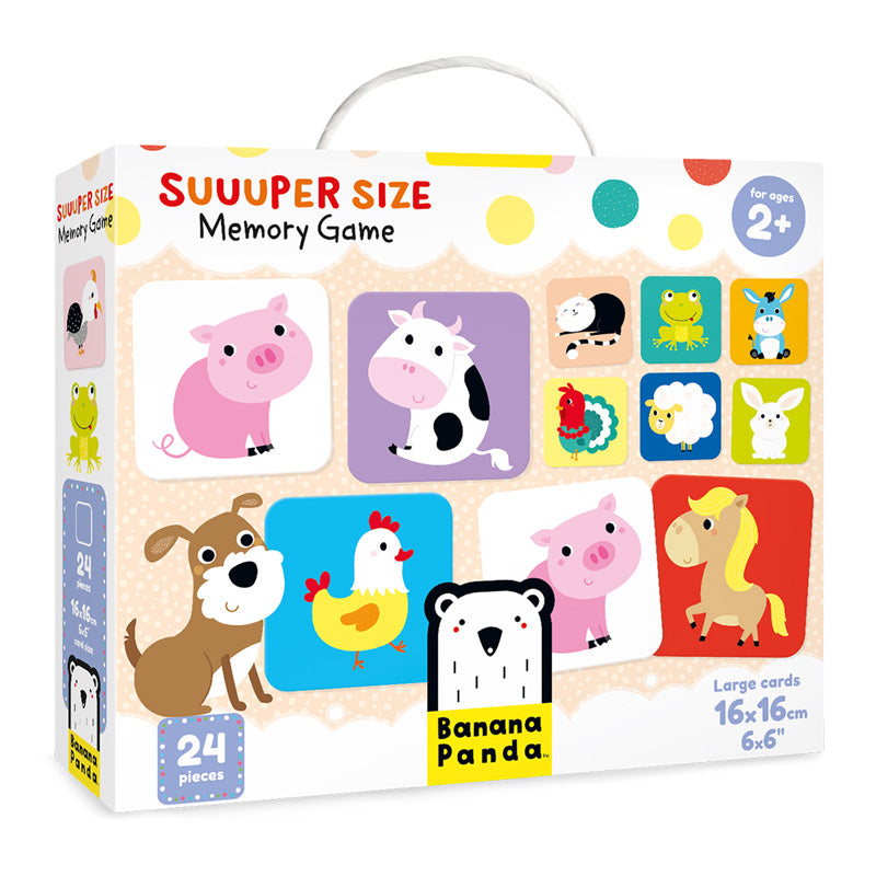 Banana Panda BPN33679 Suuuper Size Memory Game, Multi Color