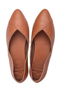 Elle Pointed Toe Leather Flats