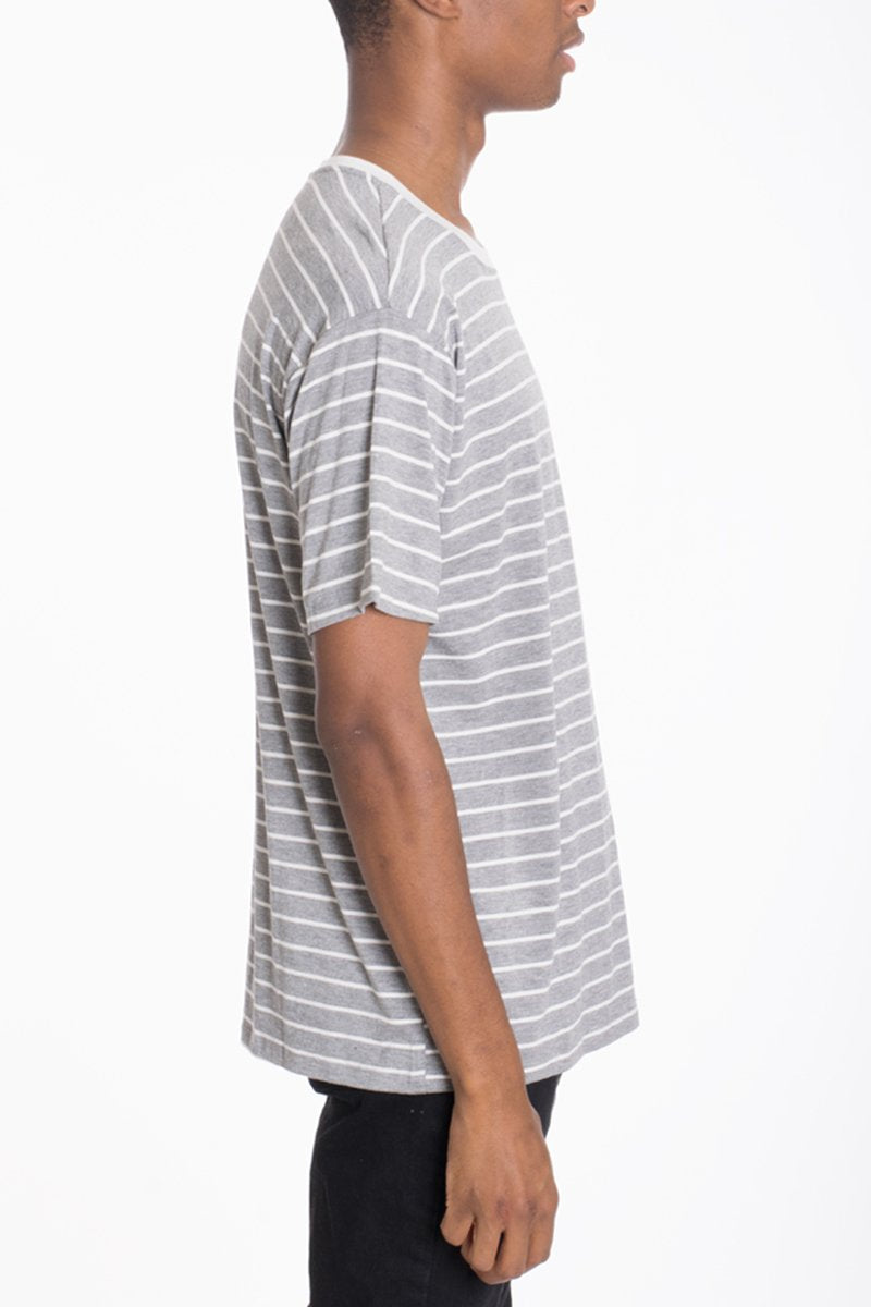 Cotton Stripe Tee 8509