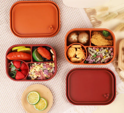 BPA Free Microwave Safe Silicone Food Container Heat-resistant Bento