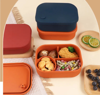 BPA Free Microwave Safe Silicone Food Container Heat-resistant Bento