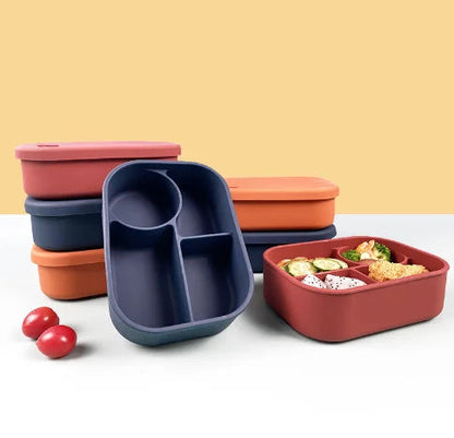 BPA Free Microwave Safe Silicone Food Container Heat-resistant Bento