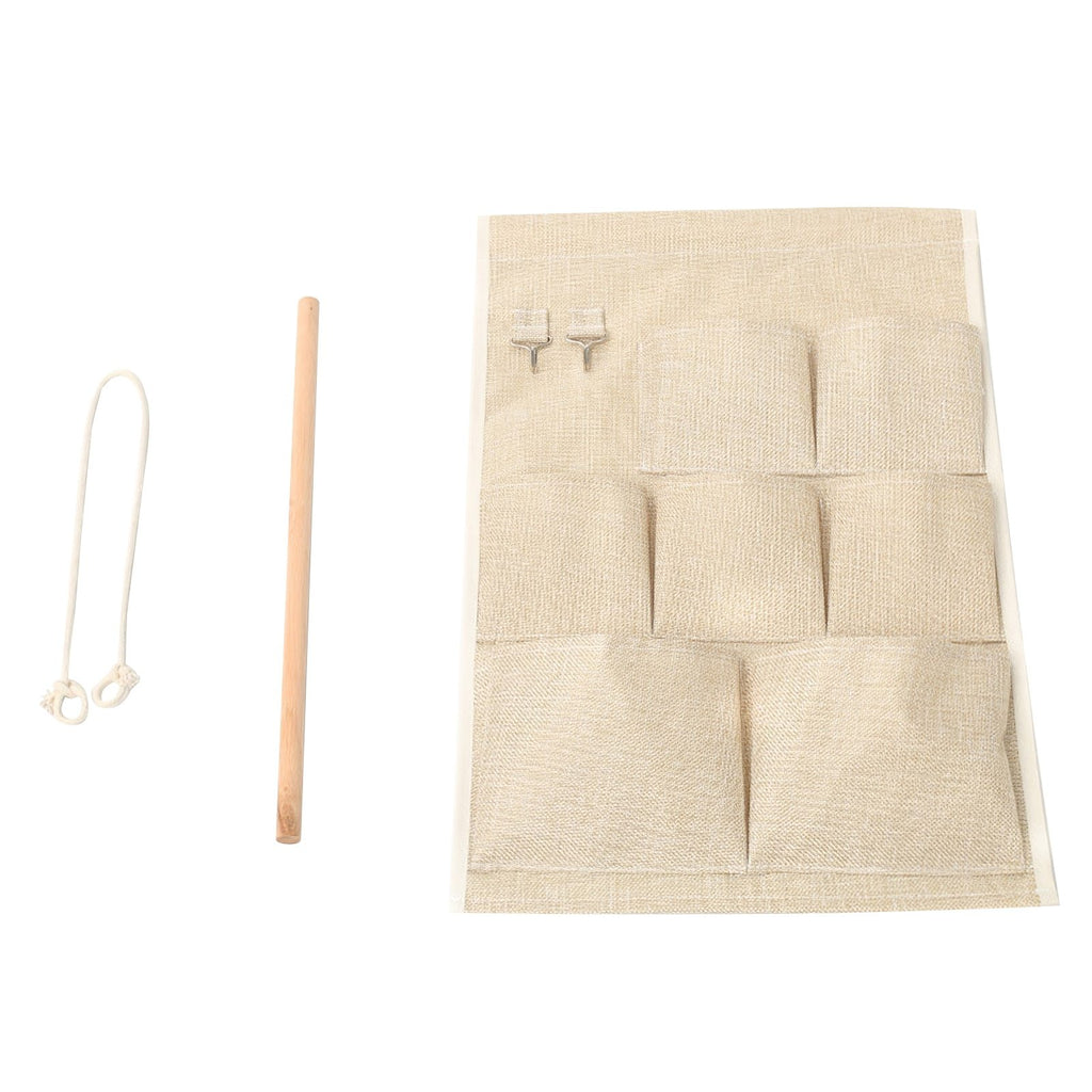 Door Wall Bedside Organizer Bag With 7 Pockets For Toys