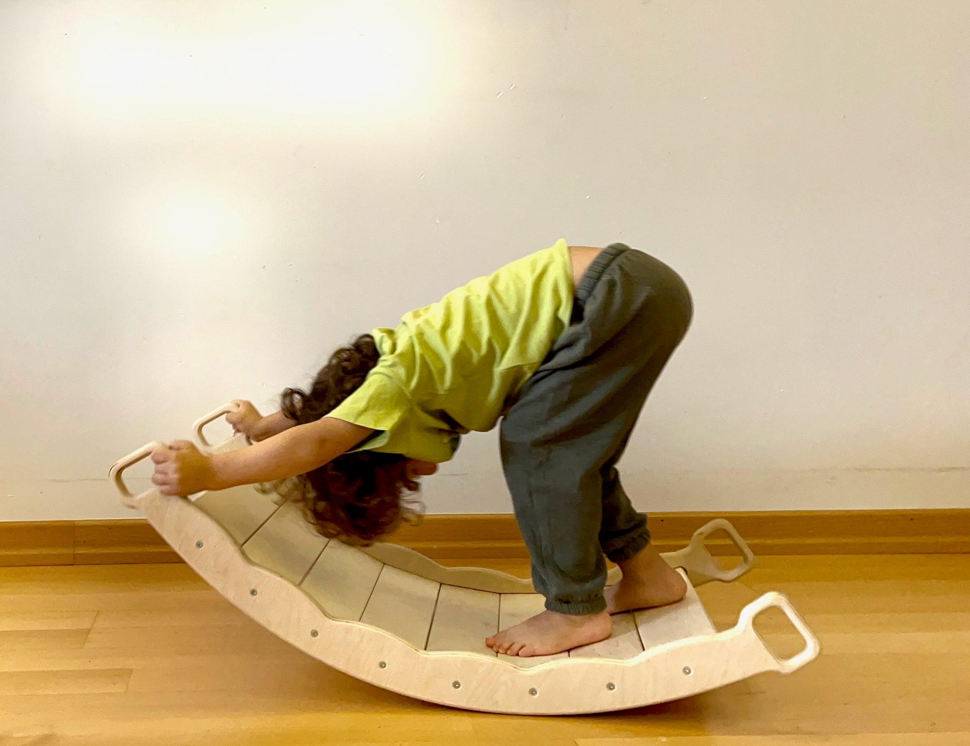XL Wooden Balance Board with Pillow