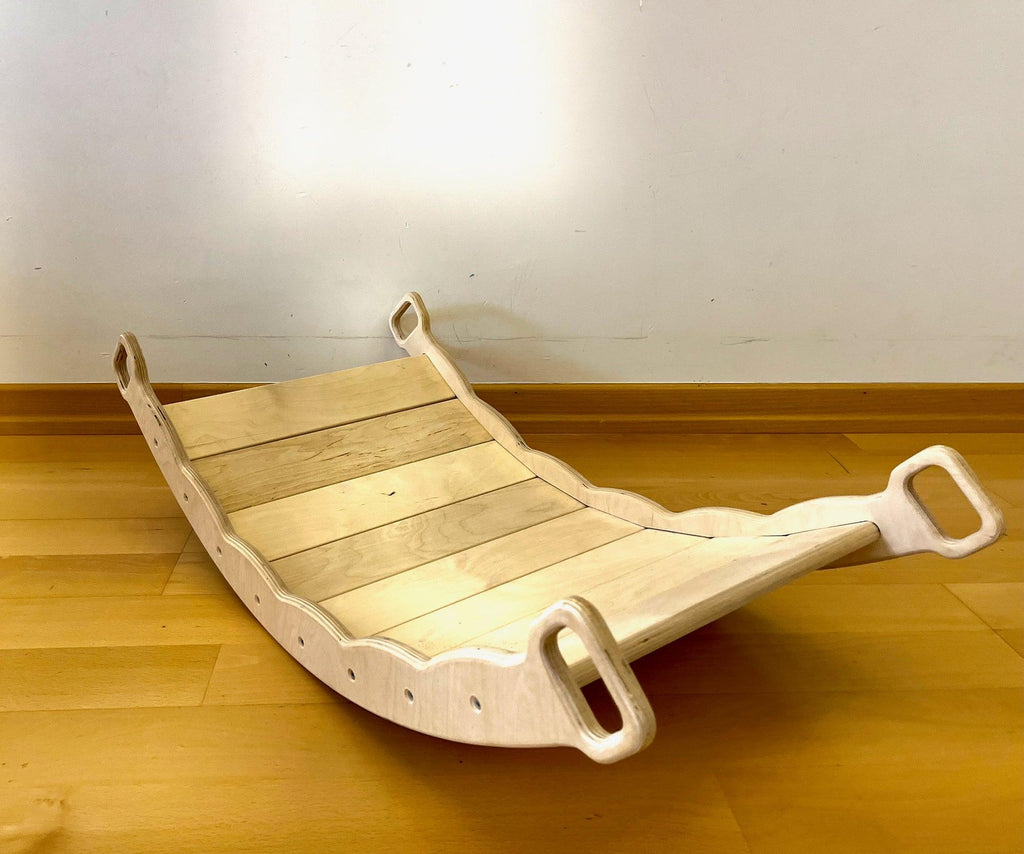 XL Wooden Balance Board with Pillow