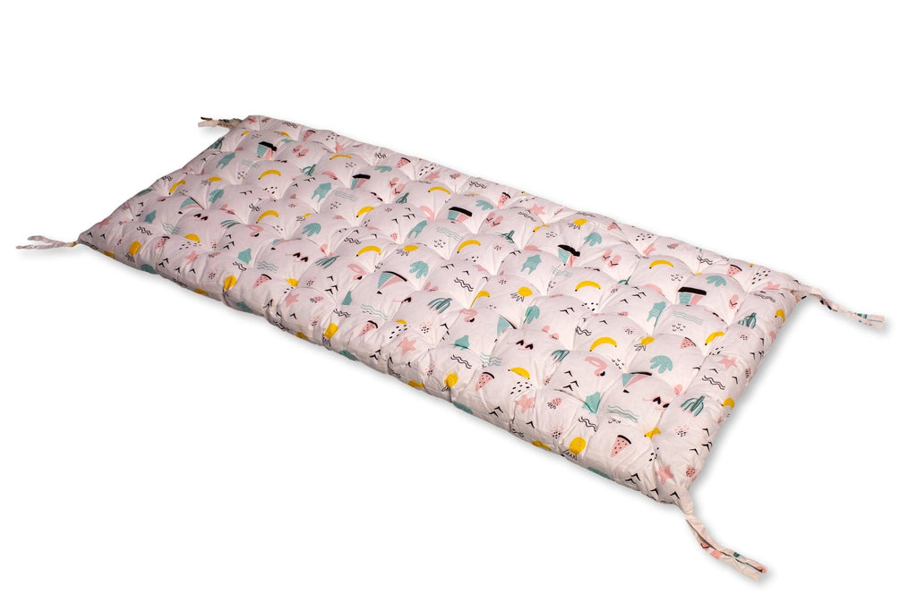 Climbing Arch / Rocker with Flamingo Pattern Pillow