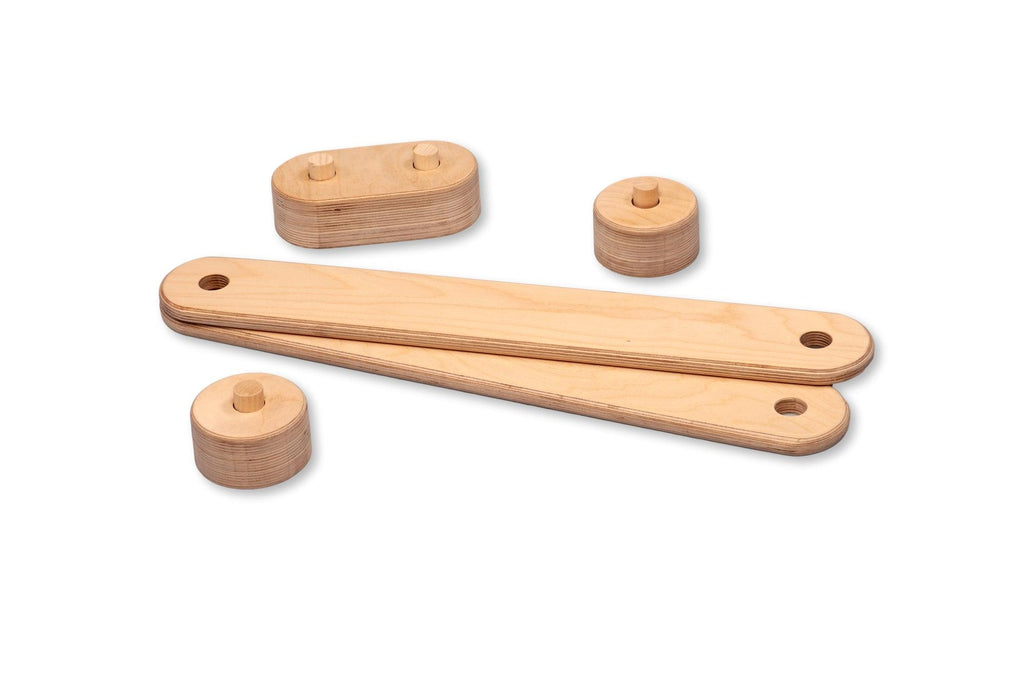Circular Wooden Balance Beam Set