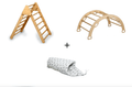 Climbing Triangle - Arch / Rocker - Star Pattern Pillow / 3 pieces set