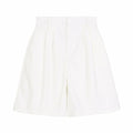 Loose Cut Cloth Bermuda Shorts