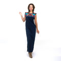 Maxi Isidra, Hand Embroidered Mexican Loose Dress