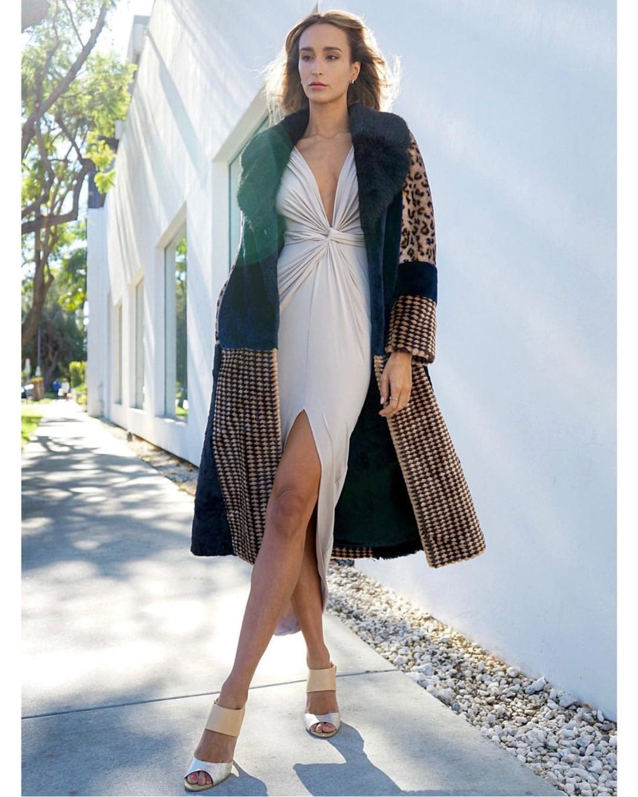 Low Cut Midi Dress