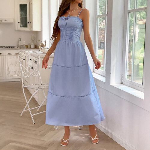 Casual Vacation Sling Advanced Maxi Dress Women Clothing Spring Summer