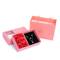 Heaven and Earth Cover Rose Jewelry Box Six Flowers Ring Box