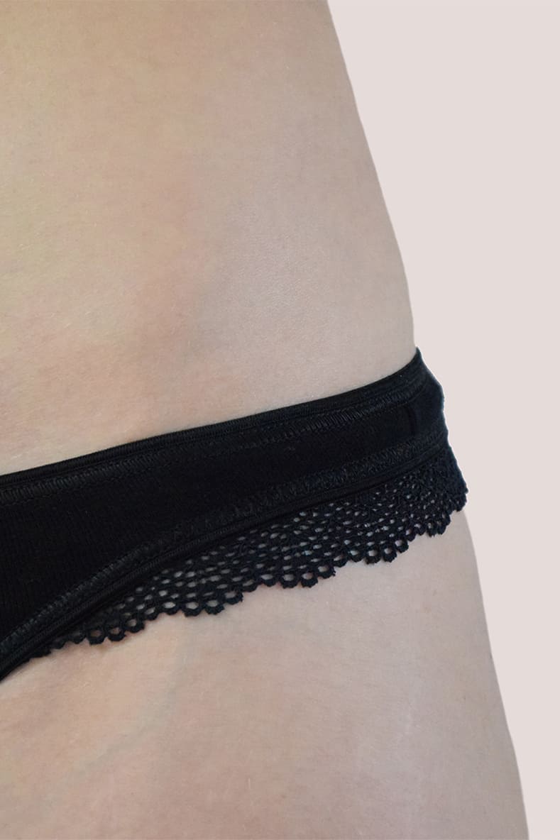 String Elle noir - L