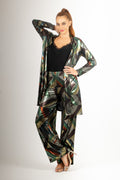 Conjunto de pantalón y chaqueta de brillo