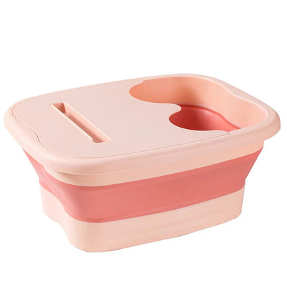 Foldable Footbath Massage Bucket Soaking Bucket Folding Basin Spa Foot