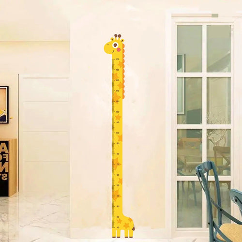 Cute Cartoon Height Sticker Unicorn Dinosaur Giraffe Wall Height