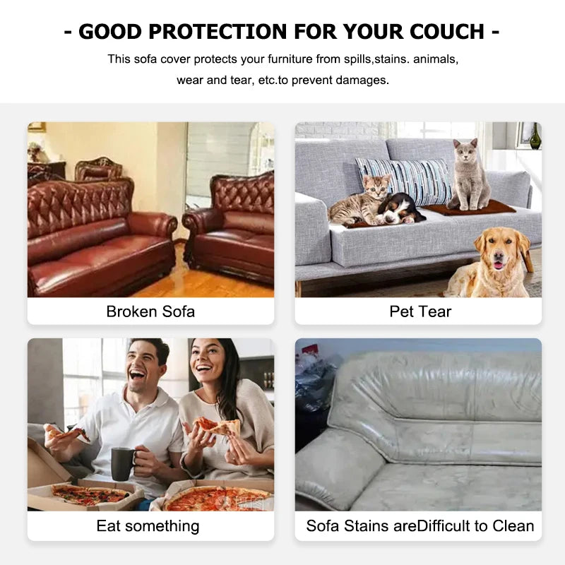 Jacquard Elastic Sofa Cover For Living Room Slipcovers Stretch Polar