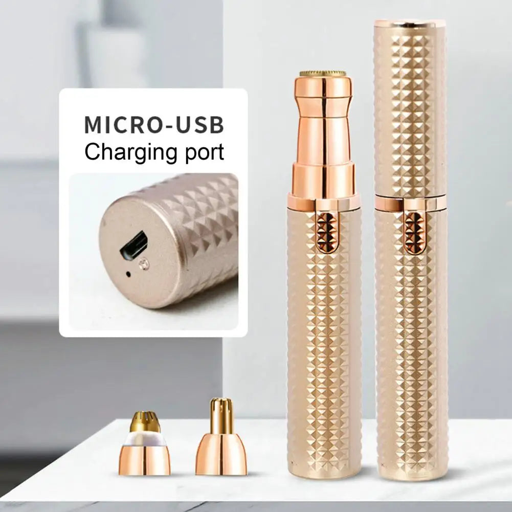 Hair Removal Device 3-in-1 Rechargeable Women's Shaver Painless