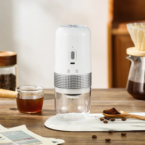 Electric Coffee Grinder USB Wireless Professional Ceramic Grinding